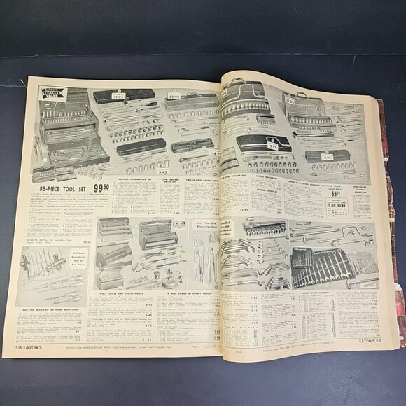 1953-1954 Eaton’s Fall And Winter Catalogue Some Rips Read OVERSIZED BOOK! - Picture 12 of 16